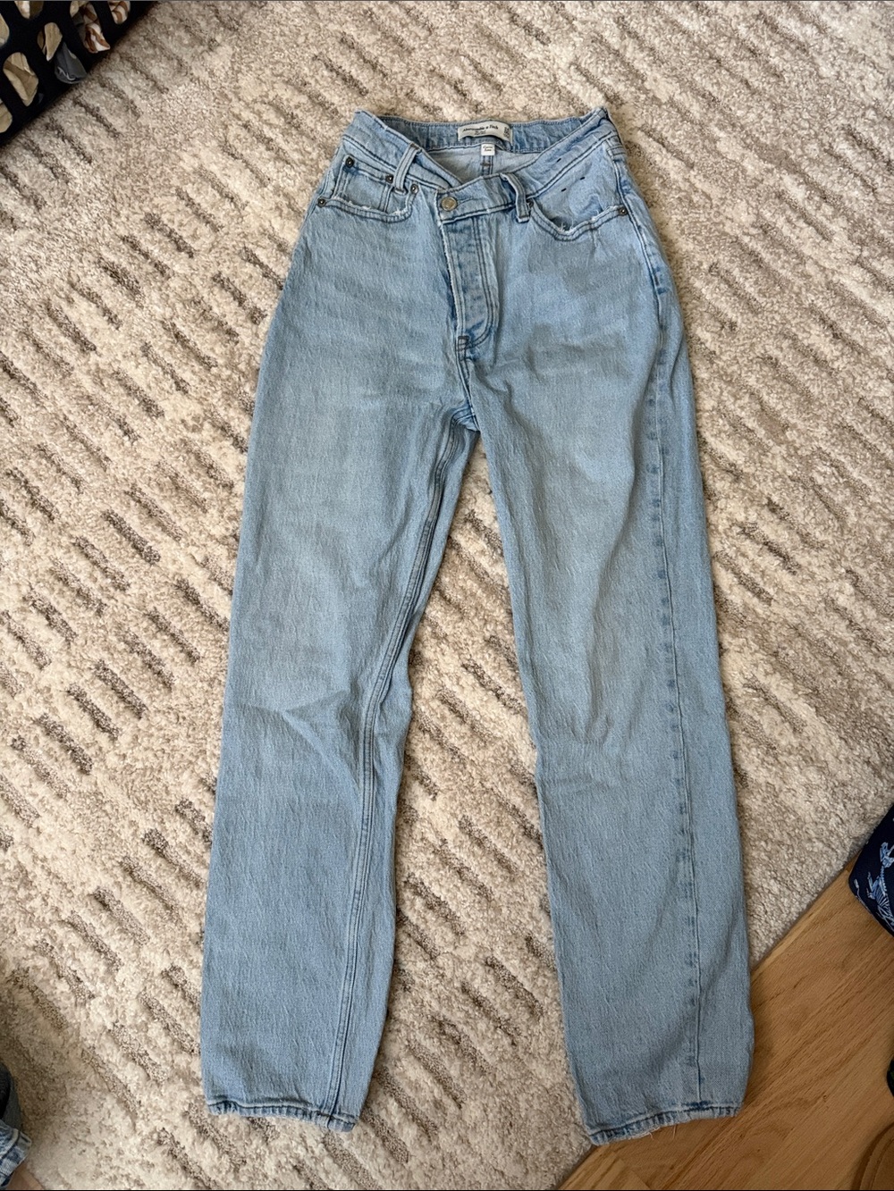 Abercrombie The Dad High Rise jeans curve love